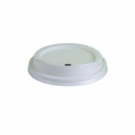 COOLCOLLECTIBLES Plastic Hot Cup Lid - White - 8 Oz. CO3040133